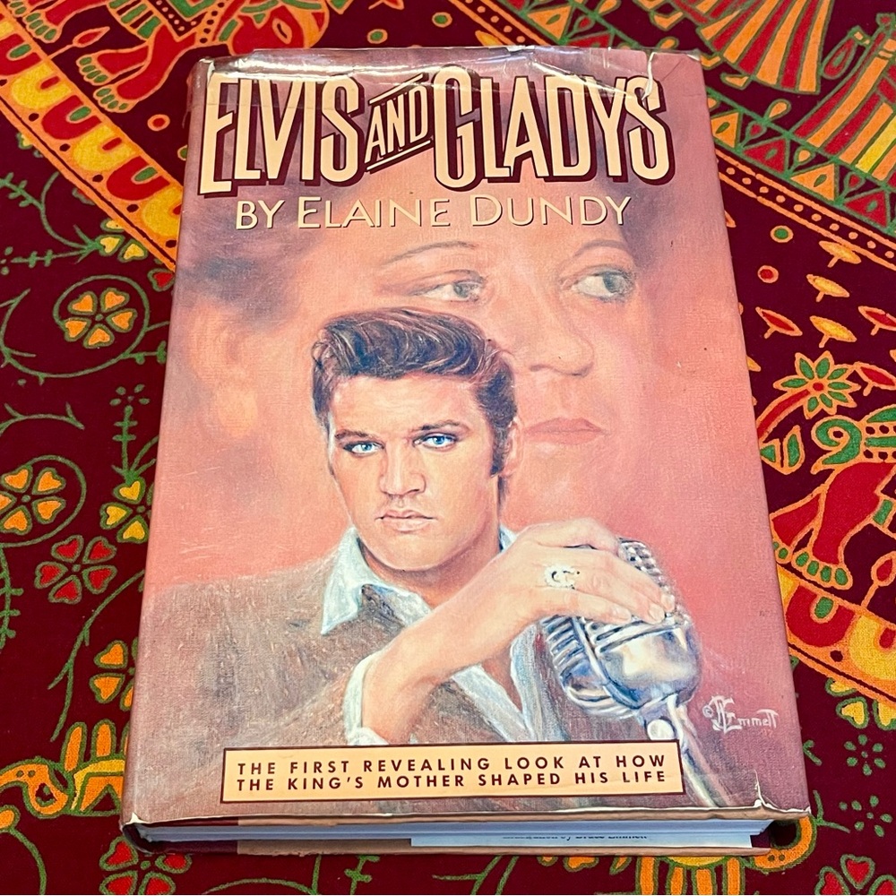 Elvis and Gladys by Elaine Dundy 1985 Hardcover – Slipcover Repaired, Excellent